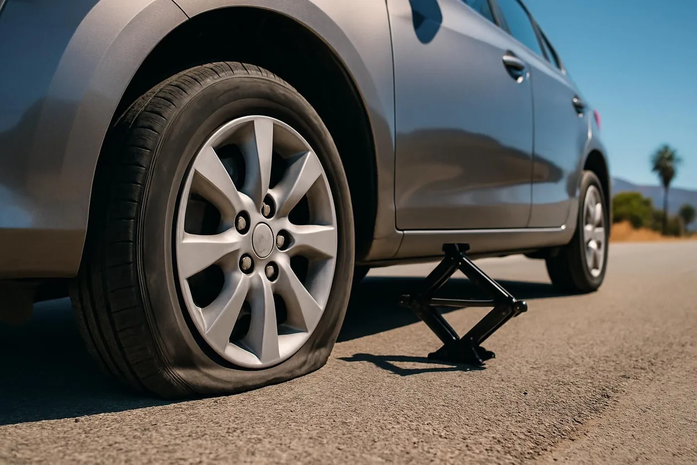 Flat Tire Changing in Sunnyvale, CA